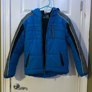 Kids 18/20 Blue Puffer Jacket